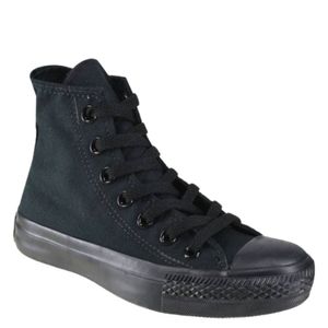 Tênis Converse All Star Chuck Taylor Monochrome Hi Unissex All Black