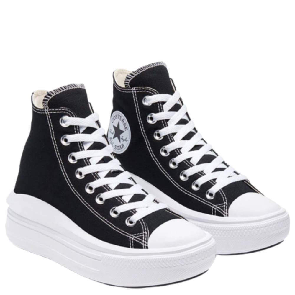 Tênis Converse Chuck Taylor All Star Move Cano Alto Feminino Bege