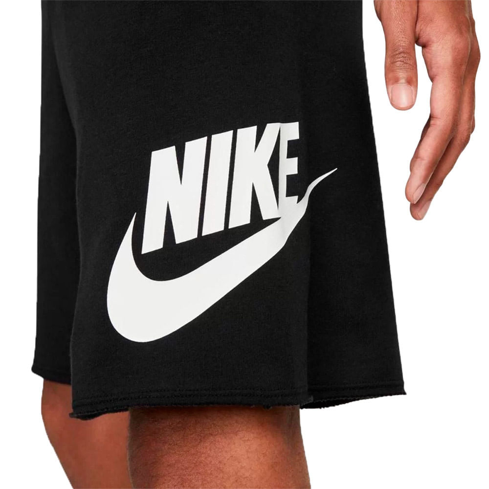 Shorts Nike Air French Terry Masculino Black