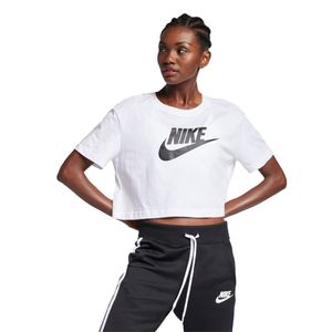 Camisa Nike Essential Feminina Branco Preto