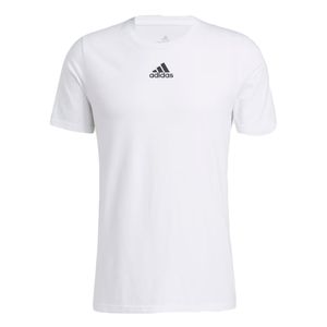 Camisa Adidas Small Logo Masculina Branco Preto