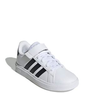 Tênis Adidas Grand Court 2.0 Elastic Infantil Branco Preto