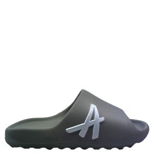 Chinelo Approve Slide Pillow Only Unissex Cinza Branco
