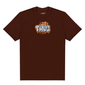 Camisa Thug Nine Cathug Masculina Marrom