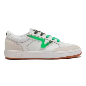 Tênis Vans Lowland Comfycush Leder Masculino Branco Verde